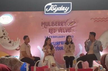 Rayakan Valentine, Joyday Luncurkan Es Krim Mulberry Red Velvet