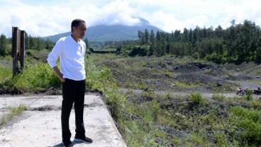 Jokowi Tinjau Kesiapan Pengendali Lahar Merapi