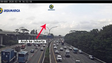 Ada Contraflow di Cipayung-Cimanggis, Trafik Tersendat dari KM 7