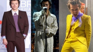 Gaya Androgini Harry Styles di Brit Awards 2020