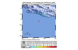 Gempa Tasikmalaya 4,9 M akibat Subduksi Lempeng Indo-Australia 