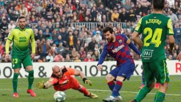 Liga Spanyol: Messi Borong Caturgol