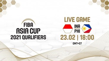 Indonesia Ditekuk Filipina 70-100 di Kualifikasi FIBA Asia Cup 2021