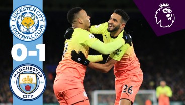 Manchester City Tekuk Leicester 1-0, Jauhi Kejaran Leicester