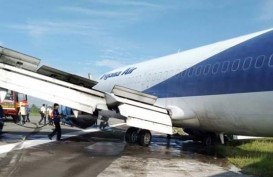 Pesawat Trigana Air Tergelincir di Sentani, KNKT Turun Tangan