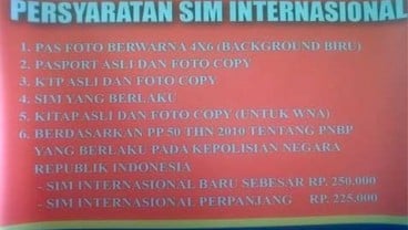 Hore! Bikin SIM Internasional Semakin Mudah, Ini Cara dan Biayanya