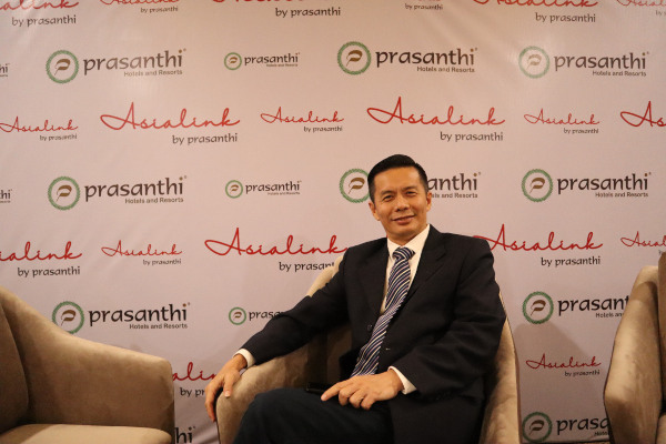 Jusuf Sawirin, Chief Executive Officer Prasanthi Hotels and Resorts siap menambah 5 hotel dan resort baru pada tahun ini/ Bisnis-Syaiful M