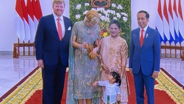 Sedah Mirah, Cucu Jokowi, Turut Sambut Raja dan Ratu Belanda