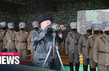 Kim Jong Un Pimpin Latihan Tembak Artileri Jarak Jauh, Semua Target Terbidik