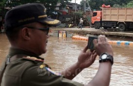 Jakarta Waspada Banjir, Tinggi Air Pos Pesanggarahan Siaga 3