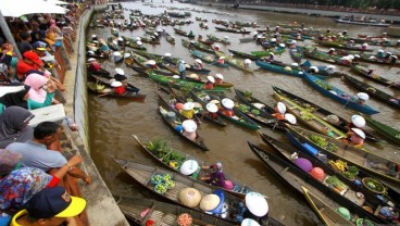 Objek Wisata Pasar Terapung Banjarmasin Ditutup Antisipasi Corona