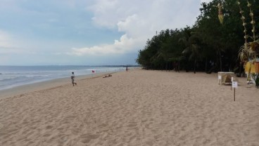 Begini Sepinya Pantai Kuta Pascaimbauan Penutupan Kawasan Wisata