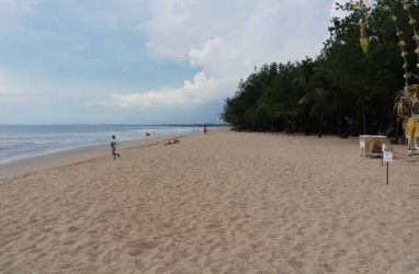 Begini Sepinya Pantai Kuta Pascaimbauan Penutupan Kawasan Wisata