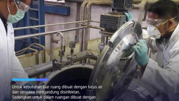 Lawan Corona di Jakarta, LIPI Produksi 8.000 Liter Disinfektan