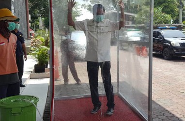 Tangkal Corona, Palembang Wajibkan Kantor dan Pusat Keramaian Punya Bilik Sterilisasi