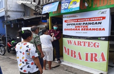 Makan Gratis di 50 Warteg Jabodetabek Berikut Ini