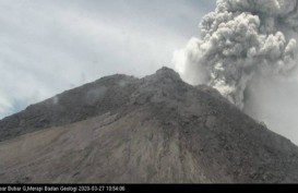 Merapi Kembali Erupsi, Kawasan Magelang Diguyur Hujan Abu