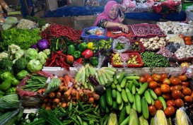 Penjual Sayur di Solo Go Online Layani Pelanggan