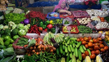 Penjual Sayur di Solo Go Online Layani Pelanggan