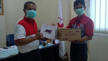 JNE Salurkan 13.000 Butir Vitamin Dukung Penanggulangan COVID-19