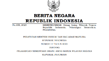 Larangan Kunjungan WNA Dilaksanakan secara Tegas Mulai 2 April, Ini Pengecualiannya