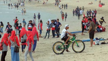 Akses Masuk ke Pantai Kuta Ditutup Cegah Penyebaran Corona