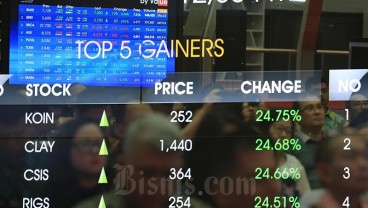 Reli Berlanjut, IHSG Naik 1 Persen Lebih di Awal Perdagangan