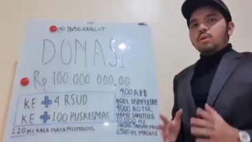 IndoHaircut Donasikan Rp100 Juta untuk Beli APD Tenaga Medis