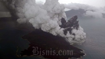 Dampak Erupsi Gunung Anak Krakatau Tidak Sampai ke Jawa dan Sumatra