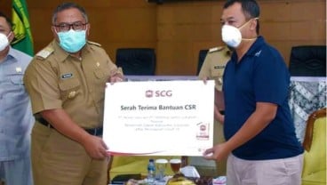 SCG Donasikan APD dan Disinfektan Ke Desa Sekitar Tambang Semen