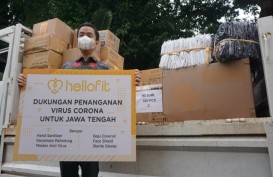 Hellofit Donasi 16.000 Masker dan APD Senilai Rp750 Juta di Jawa Tengah