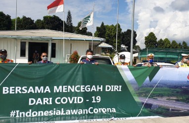 Trans Jabar Tol Simulasi Penanganan Pasien Terduga Covid-19 di Ruas Bocimi