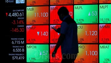 Investor Asing Catat Net Sell Rp572,95 Miliar Saat IHSG Melemah