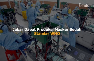 Jawa Barat Produsen Masker Bedah Berstandar WHO