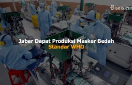 Jawa Barat Produsen Masker Bedah Berstandar WHO