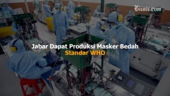 Jawa Barat Produsen Masker Bedah Berstandar WHO