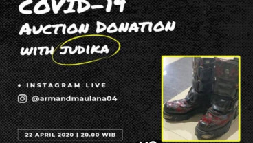 Judika Lelang Sepatu Kesayangan untuk Penanggulangan Corona