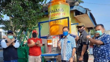 Pasar Tradisional di Kota Malang Dilengkapi Wastafel Portable sesuai Protokol Corona