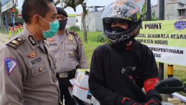 Polres Bogor Sekat Perbatasan dengan Cianjur & Sukabumi