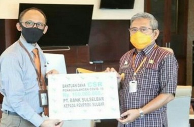 Gubernur Ali Baal Masdar Apresiasi Bantuan Penanggulangan Covid-19 dari Bank Sulselbar