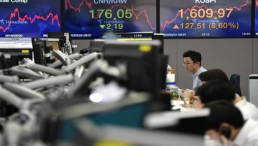 Mengekor Kontrak Berjangka Nasdaq, Bursa Asia Menguat