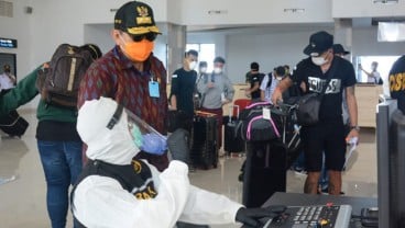 Tiba di Bali, 159 PMI Kapal Pesiar Jalani Test Swab Corona