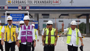 Jalan Tol Pekanbaru-Dumai Bisa Digunakan Pertengahan Bulan Ini