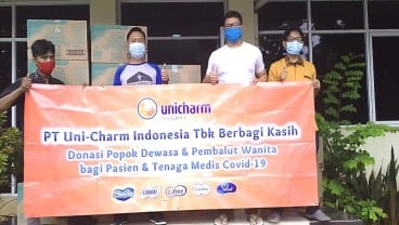 Atasi Virus Corona, Uni Charm Indonesia Sumbang Popok Dewasa dan Pembalut