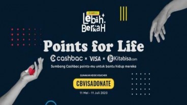 Cashbac dan Visa Bekerja Gandeng Kitabisa Donasi Melawan Covid-19