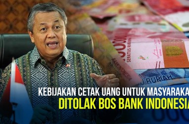 Bank Indonesia Tolak Kebijakan Cetak Uang Berlebih