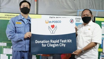 Posco Group Donasi Alat Penanganan Covid-19 hingga US$1 Juta