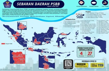 Data Pasien Sembuh Sejumlah Provinsi 14 Mei: DKI 1.162 , Bali 223