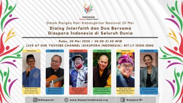 Pandemi Covid-19, Diaspora Indonesia Gelar Acara Rantai Doa dan Aksi