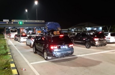 Arus Kendaraan yang Melintas di Tol Trans-Sumatra Masih Normal